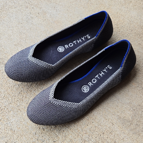 Rothy's Shoes - Rothy's Women's Black and Blue Flats